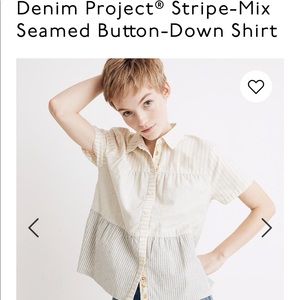 Madewell x The Denim Project Tiered Shirt